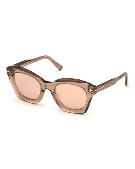 tom ford bardot 53mm square sunglasses